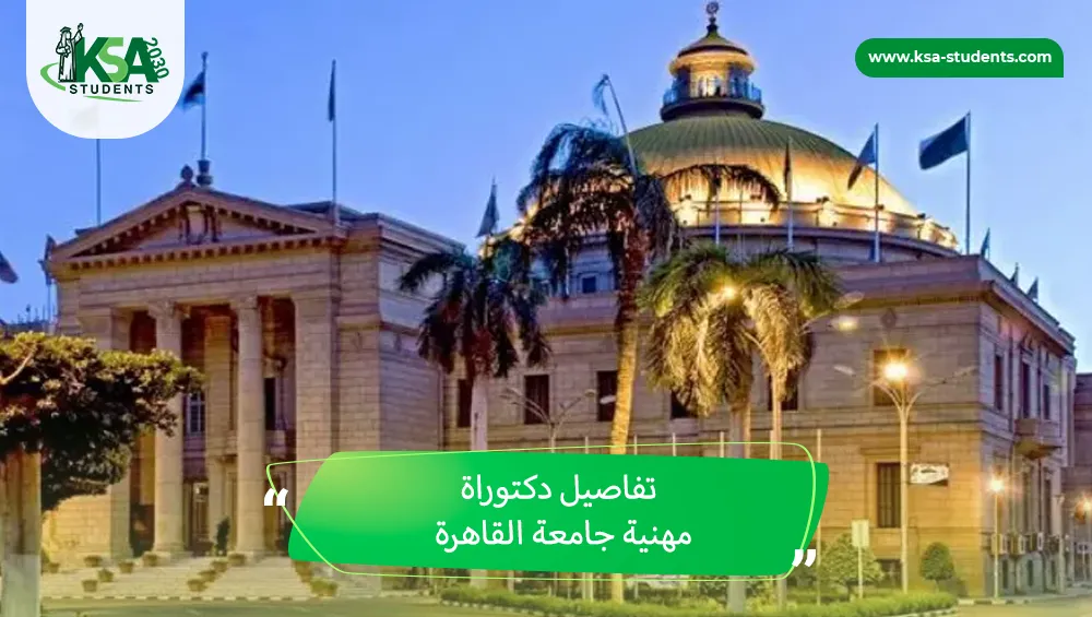 دكتوراة مهنية جامعة القاهرة